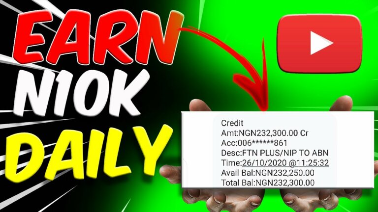 “NEW SITE” Earn 10,000 Naira Daily At Ease Without Investment🤑 (Make Money Online For Free 2024)