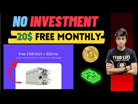 🔥100$ Monthly Free | NO INVESTMENT | Make Money Online In Pakistan | Live Proof | Bitcoin Mining